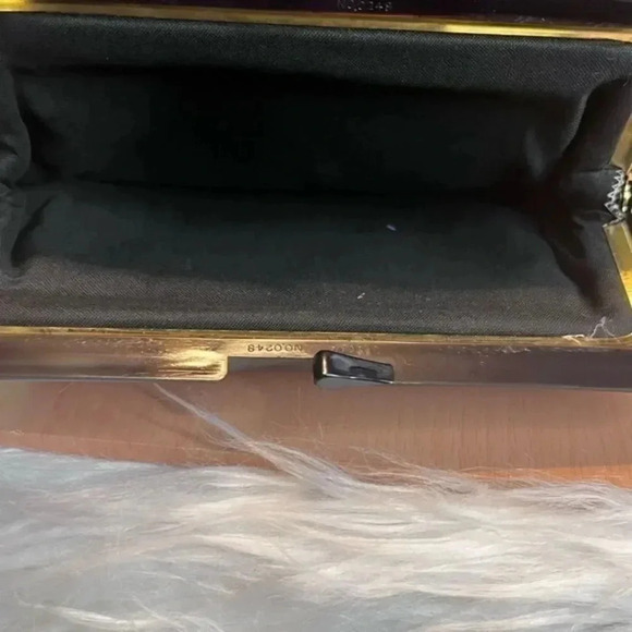 Woman’s Work Knitting Tapestry Kiss-lock Closure Clutch Wallet Faizah-10 Style - Picture 6 of 11